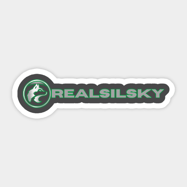 realSILSKY (green outline) Sticker by SILSKY